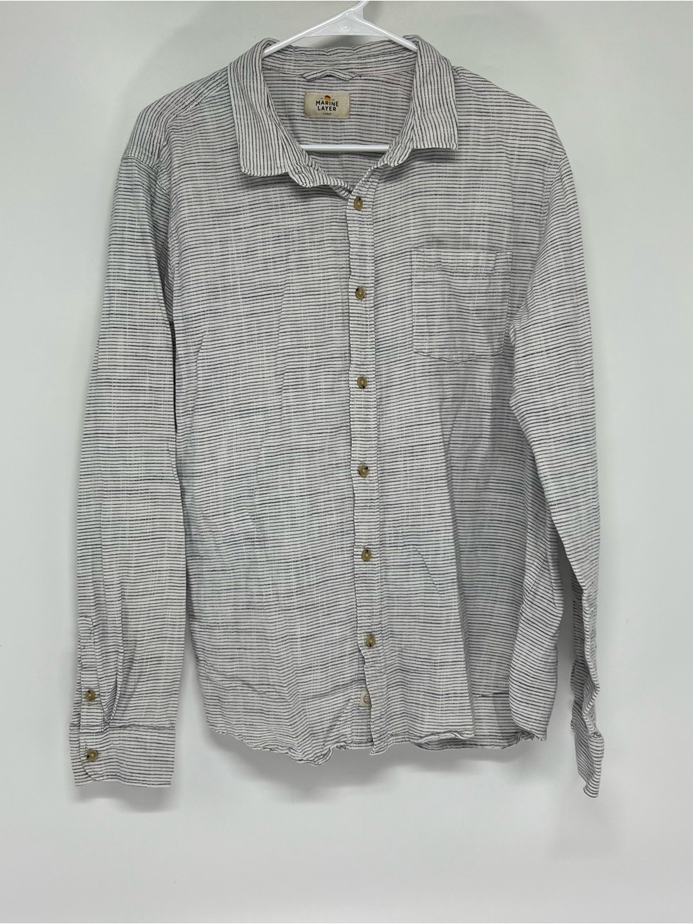 Marine layer men’s button down shirt large